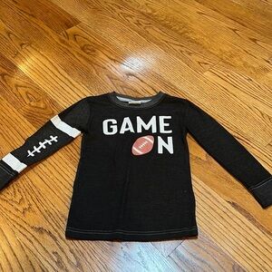 Mish Boys Boy’s Black Football Long Sleeve Size 4